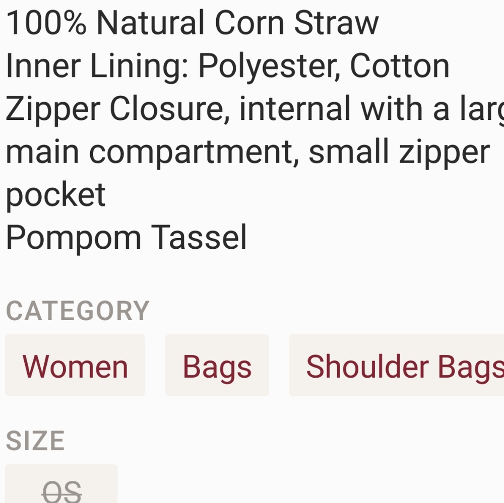Straw Bag Nip - image 4